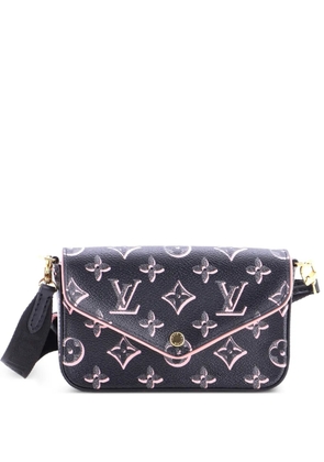 Louis Vuitton Pre-Owned Felicie Strap & Go Handbag Fall for You Monogram Canvas crossbody bag - Black