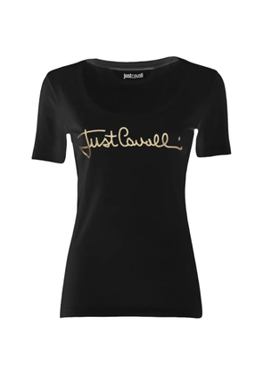 Just Cavalli logo-print t-shirt - Black