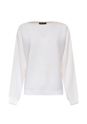 Loro Piana boat-neck sweater - White