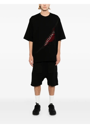 Mastermind World distressed ripped T-shirt - Black