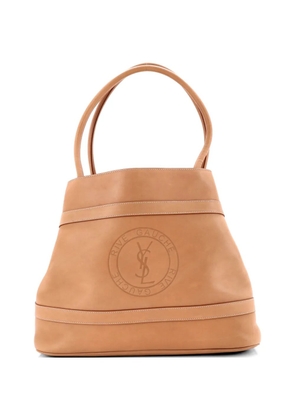 Saint Laurent Pre-Owned Rive Gauche Leather Large tote bag - Brown
