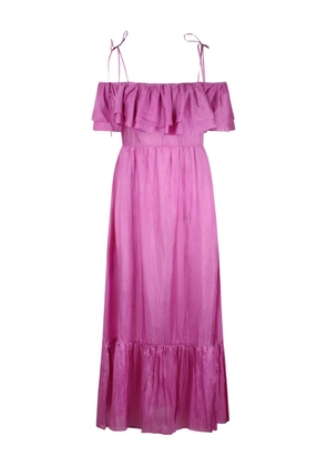 THE ROSE IBIZA silk maxi dress - Pink