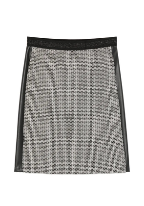 Betty Barclay geometric-pattern mini skirt - White