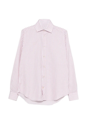 Eleventy striped layered shirt - Pink