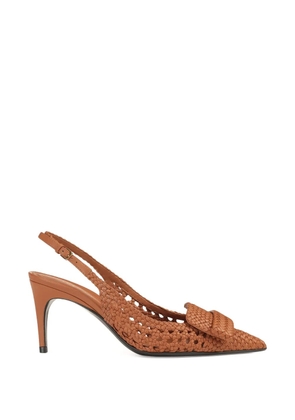 Sergio Rossi Sr1 braid pumps - Brown