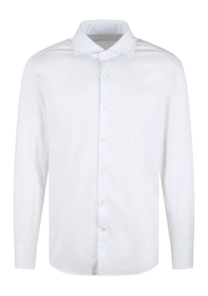 Brian Dales stretch-cotton shirt - White