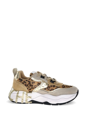 Voile Blanche Club105 leopard-print sneakers - Neutrals