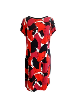 BOSS abstract-print tailored dress