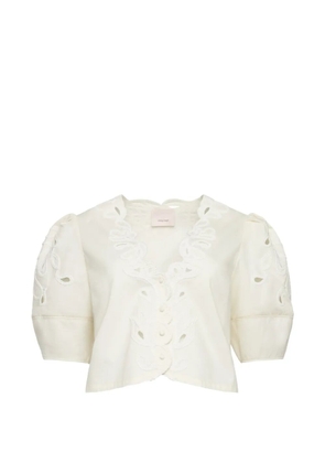 Cinq A Sept Bellara Paisley Bloom blouse - Neutrals