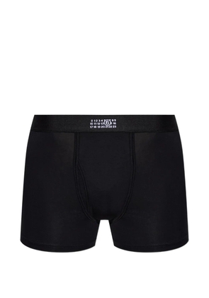 MM6 Maison Margiela logo-waistband boxer briefs - Black