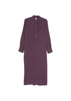 Massimo Alba Nell long-sleeves midi dress - Purple