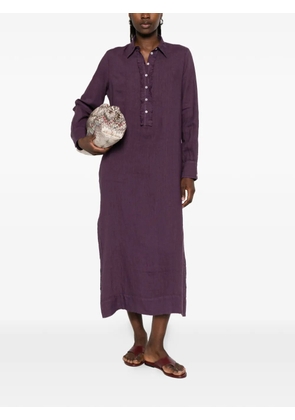 Massimo Alba Nell long-sleeves midi dress - Purple