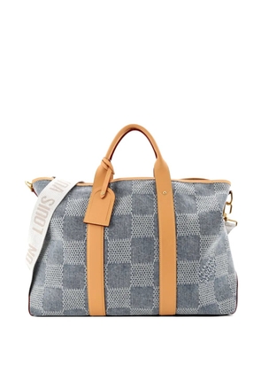 Louis Vuitton Pre-Owned Weekend NM Damier 3D Denim tote bag - Blue