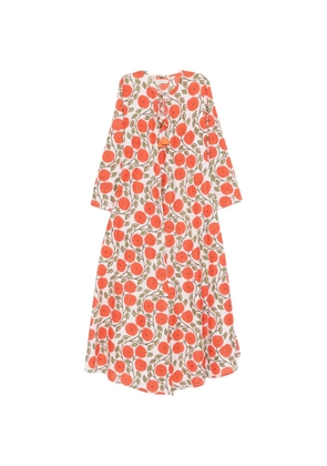 ELLEBLEU Soleil floral maxi dress - Orange