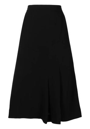 SHIATZY CHEN silk A-line skirt - Black