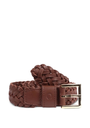 Orciani braided belt - Brown