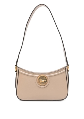 Chloé horse-emblem shoulder bag - Neutrals