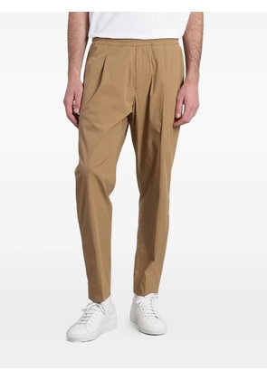 Low Brand Pleated elasticated-waistband trousers - Neutrals