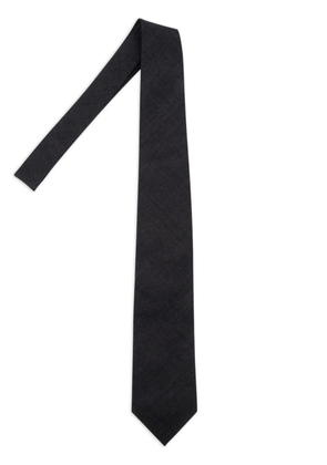 Brunello Cucinelli textured tie - Grey