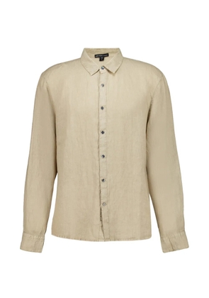 James Perse long-sleeve linen shirt - Neutrals