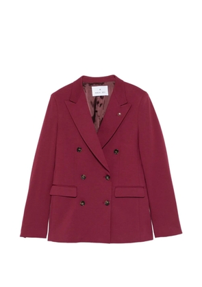 Manuel Ritz double-breasted peak-lapels jacket - Red