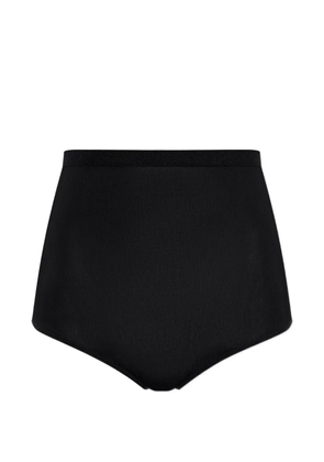 MM6 Maison Margiela ribbed high-waisted briefs - Black