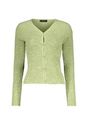 Fabiana Filippi sequin-embellished cardigan - Green