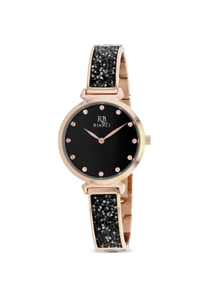 Roberto Bianci Billare crystal-embellished 34mm watch - Black