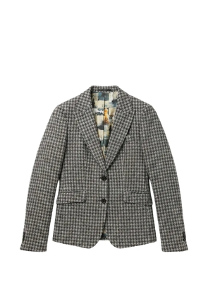 ABSEITS houndstooth-pattern blazer - Black
