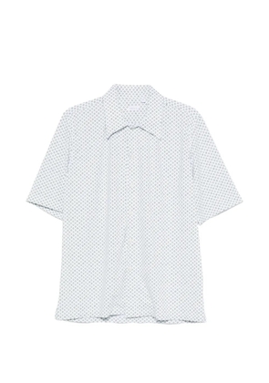 Orian geometric-print short-sleeve shirt - White