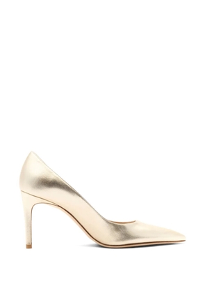 Stuart Weitzman Stuart Power 85 pointed-toe pumps - Gold
