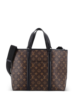 Louis Vuitton Pre-Owned Weekend Macassar Monogram Canvas PM tote bag - Black
