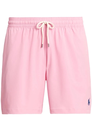 Polo Ralph Lauren Traveller Pony-embroidered swim shorts - Pink