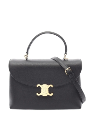 Celine Pre-Owned 2010-2026 Medium Supple Grained Calfskin Nino Bag satchel - Black