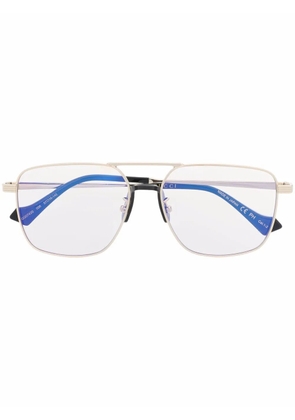 Gucci Eyewear GG0743S navigator-frame sunglasses - Gold