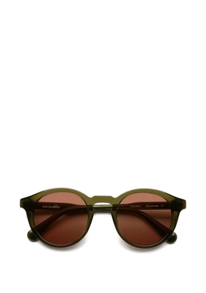 Sun Buddies Zinedine round-frame sunglasses - Green