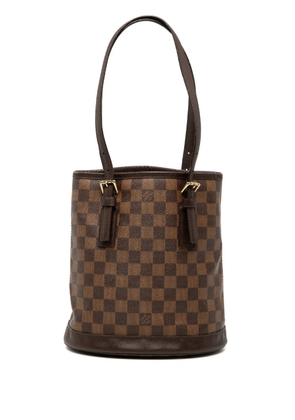 Louis Vuitton Pre-Owned 1998 Damier Ebene Marais bucket bag - Brown