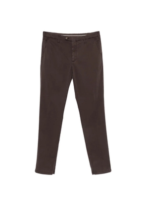 Canali straight-leg trousers - Brown