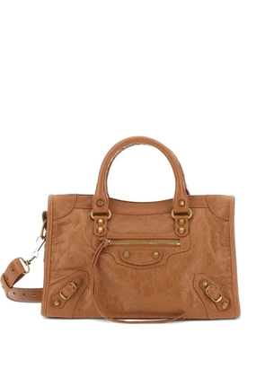 Balenciaga small Le City tote bag - Brown