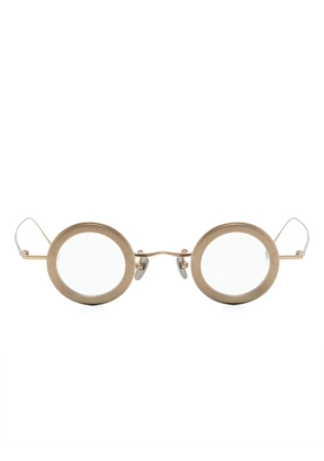 Rigards 1009TI round-frame glasses - Gold