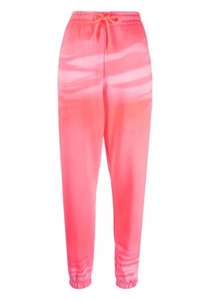 Alexander Wang garment-dyed lounge track trousers - Pink