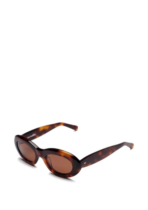Sun Buddies Courtney oval-frame sunglasses - Brown