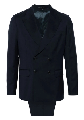 Low Brand double-breasted virgin-wool suit - Blue