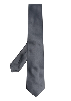 Kiton plain classic tie - Grey