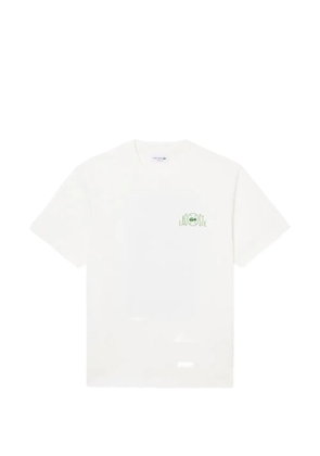 Lacoste graphic-print T-shirt - White