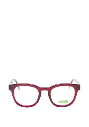 Benetton Coral round-frame glasses - Red