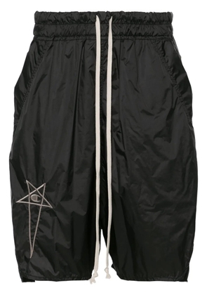 Rick Owens X Champion Beveled track shorts - Black
