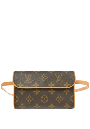 Louis Vuitton Pre-Owned 2001 Monogram Pochette Florentine belt bag - Brown