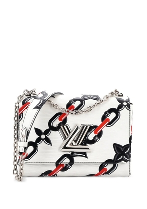 Louis Vuitton Pre-Owned Twist Handbag Limited Edition Print Epi Leather MM shoulder bag - White