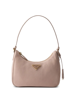 Prada Re-Edition 2005 nubuck and Saffiano leather mini-bag - Pink